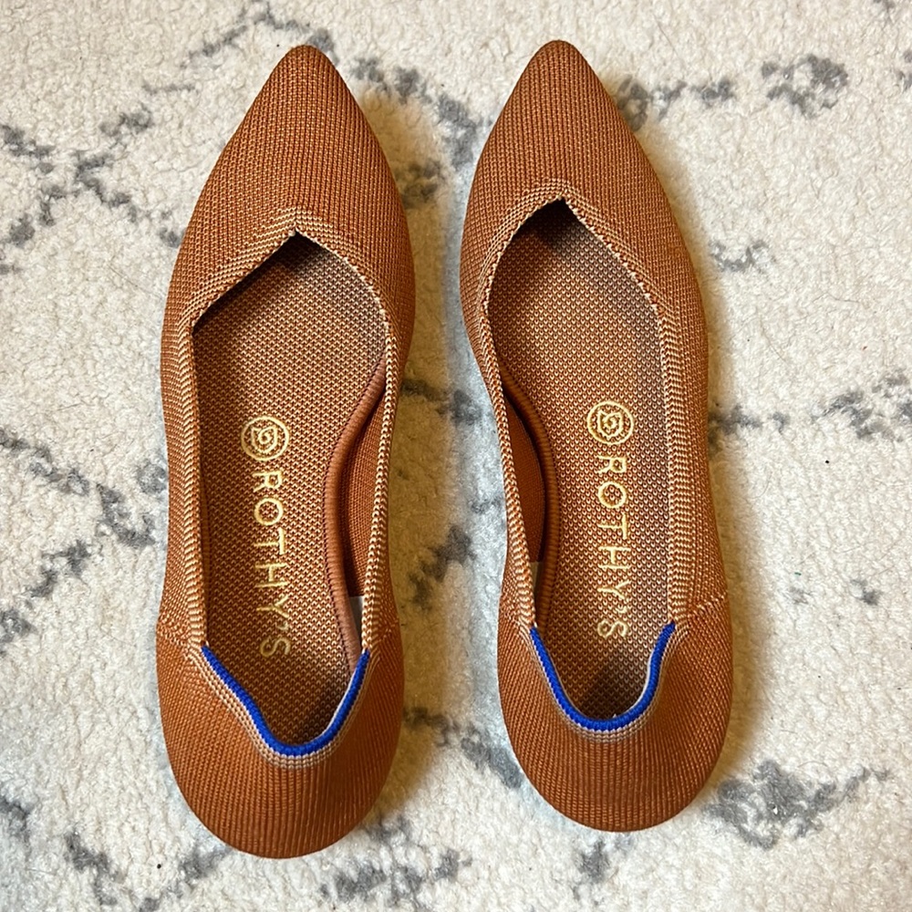 Rothy’s Camel The Point flats